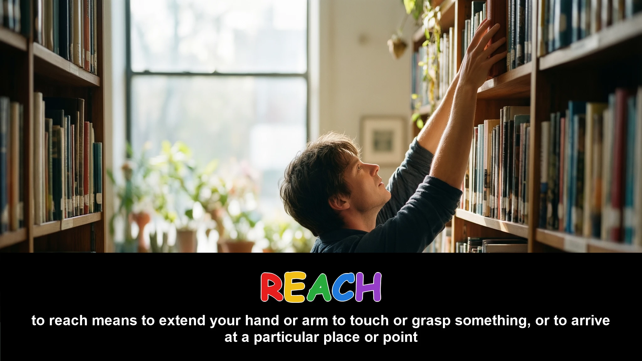 English Illustration for reach